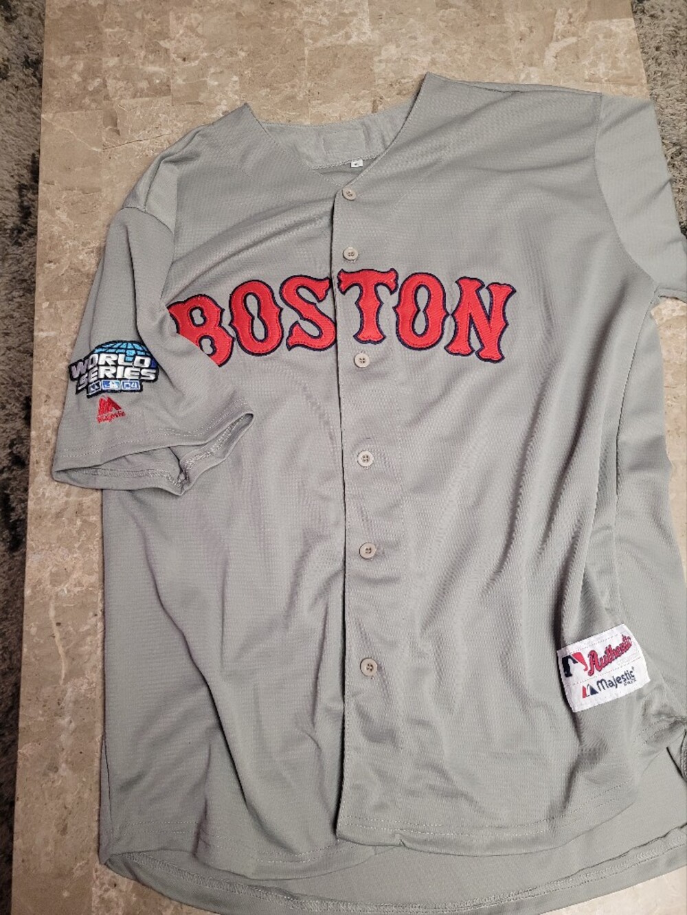 Boston Red Sox Jersey #15 Millar Mens XL
